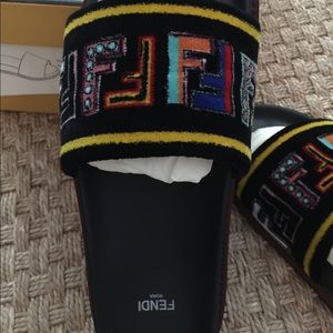 Fendi Multicolored Slide